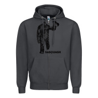 Smoke cool unique sasquash sasquatch and squash bigfoot t shirt Zipper Hoodie - linhVisuals