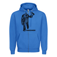 True Royal cool unique sasquash sasquatch and squash bigfoot t shirt Zipper Hoodie - linhVisuals