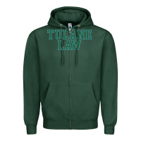 Sports Green tulane law school Zipper Hoodie - linhVisuals
