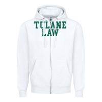 White tulane law school Zipper Hoodie - linhVisuals
