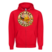 Red ski doo vintage snowmobiles Zipper Hoodie - linhVisuals