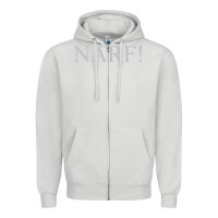 Dove Grey narf Zipper Hoodie - linhVisuals