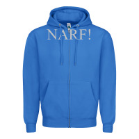 True Royal narf Zipper Hoodie - linhVisuals