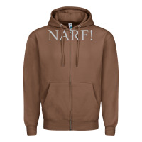 Chestnut narf Zipper Hoodie - linhVisuals