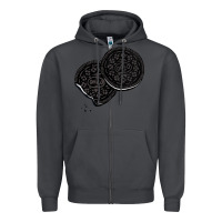 Smoke oreo lover  cookies Zipper Hoodie - linhVisuals