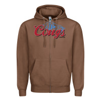 Wsu Cougs Light Blue Zipper Hoodie | Teevron