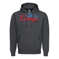 Smoke wsu cougs light blue Zipper Hoodie - linhVisuals