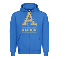 True Royal albion college athleticpurple Zipper Hoodie - linhVisuals