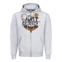 Heather Grey the avett brothers Zipper Hoodie - linhVisuals