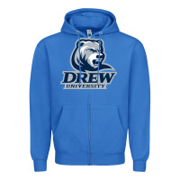True Royal drew university vectorized Zipper Hoodie - linhVisuals