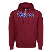 Burgundy florida sport gators Zipper Hoodie - linhVisuals