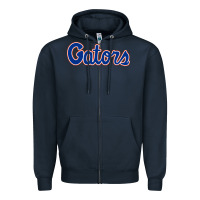 Navy florida sport gators Zipper Hoodie - linhVisuals