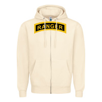 Sandshell army ranger tab   black & gold   army ranger tab black gold Zipper Hoodie - linhVisuals
