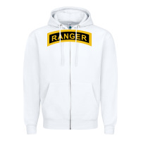 Army Ranger Tab   Black & Gold   Army Ranger Tab Black Gold Zipper Hoodie | Teevron