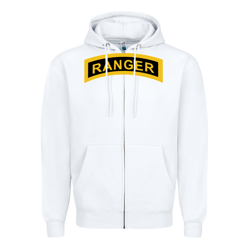Army Ranger Tab   Black & Gold   Army Ranger Tab Black Gold Zipper Hoodie by linhVisuals | Teevron