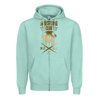 Seafoam tekken inspired king design premium t shirt Zipper Hoodie - linhVisuals