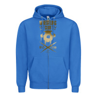 True Royal tekken inspired king design premium t shirt Zipper Hoodie - linhVisuals