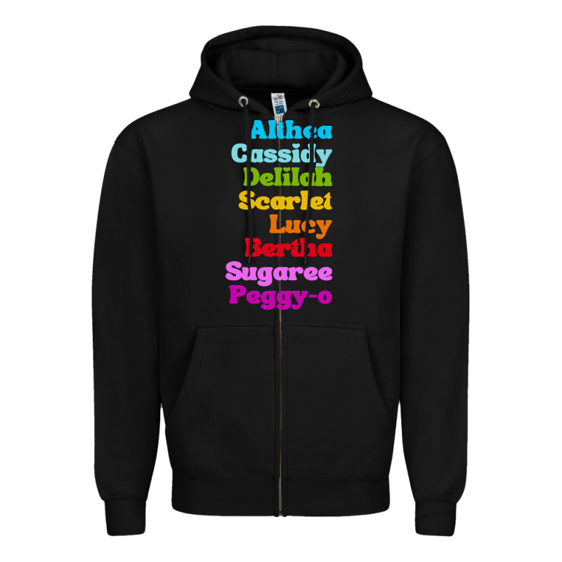 Althea Cassidy Name Woman Mans Zipper Hoodie by linhVisuals | Teevron