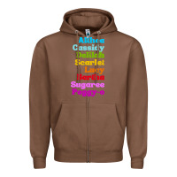 Chestnut althea cassidy name woman mans Zipper Hoodie - linhVisuals