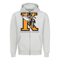 Kalamazoo College Vectorized Zipper Hoodie | Teevron