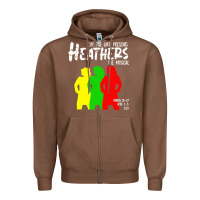 Chestnut otls heathers Zipper Hoodie - linhVisuals