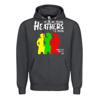 Smoke otls heathers Zipper Hoodie - linhVisuals