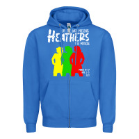 True Royal otls heathers Zipper Hoodie - linhVisuals