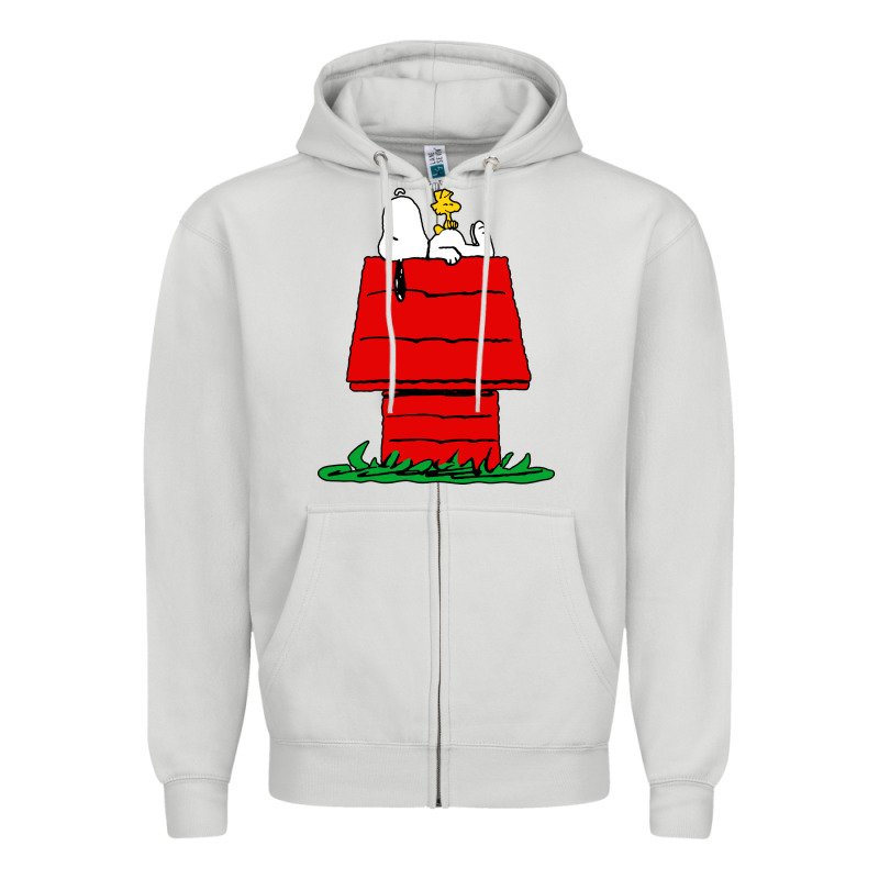 Peanuts The Doghouse Zipper Hoodie by linhVisuals | Teevron