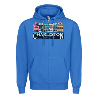 True Royal charleston rainbow road   charleston south carolin Zipper Hoodie - linhVisuals