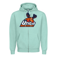 Seafoam utica pioneers vectorized Zipper Hoodie - linhVisuals
