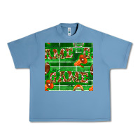Pebble Blue american football megaphone and game seamless pattern Urban Heavy Tee - BundleAndBundleShop