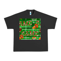 Pigment Black american football megaphone and game seamless pattern Urban Heavy Tee - BundleAndBundleShop