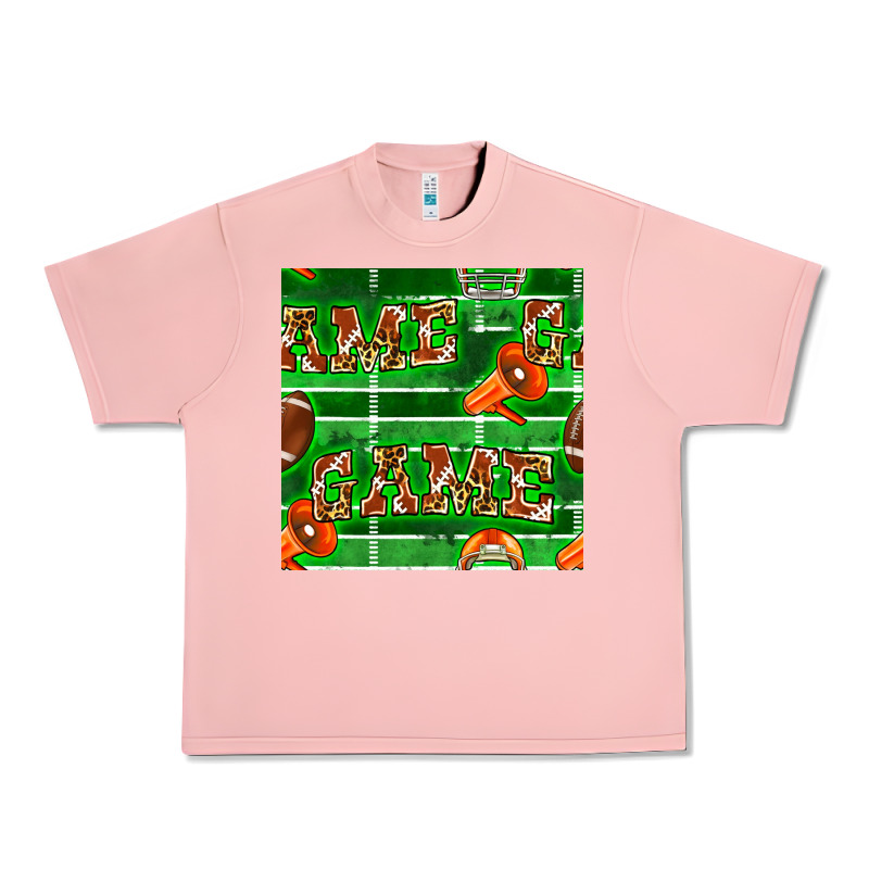 American Football Megaphone And Game Seamless Pattern Urban Heavy Tee by BundleAndBundleShop | Teevron