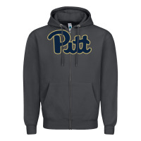Smoke university of pittsburgh Zipper Hoodie - linhVisuals