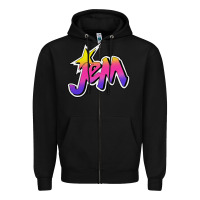Black jem and the holograms musical Zipper Hoodie - linhVisuals