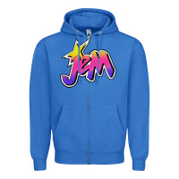 True Royal jem and the holograms musical Zipper Hoodie - linhVisuals