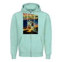 Back To The Future Vintage Zipper Hoodie | Teevron
