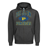 Charcoal Heather dillon football   friday night lights Zipper Hoodie - linhVisuals