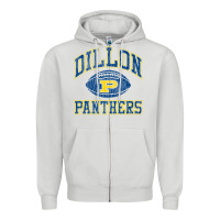 Dove Grey dillon football   friday night lights Zipper Hoodie - linhVisuals