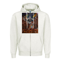 Oatmeal Heather Neil Peart cool Zipper Hoodie - linhVisuals