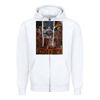 White Neil Peart cool Zipper Hoodie - linhVisuals
