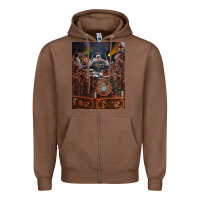Chestnut Neil Peart cool Zipper Hoodie - linhVisuals