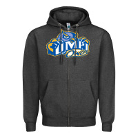 Charcoal Heather university of maine at presque isle vectorized Zipper Hoodie - linhVisuals