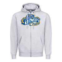 Heather Grey university of maine at presque isle vectorized Zipper Hoodie - linhVisuals