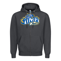 Smoke university of maine at presque isle vectorized Zipper Hoodie - linhVisuals