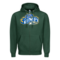 Sports Green university of maine at presque isle vectorized Zipper Hoodie - linhVisuals