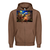 Chestnut Neil Peart encore Zipper Hoodie - linhVisuals