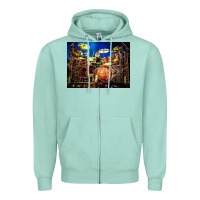 Seafoam Neil Peart encore Zipper Hoodie - linhVisuals