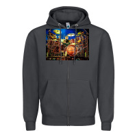 Smoke Neil Peart encore Zipper Hoodie - linhVisuals