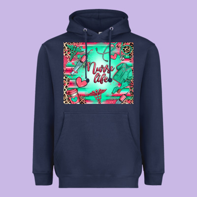 Nurse Life Heavyweight Hoodie Designed By Ranaportraitstore